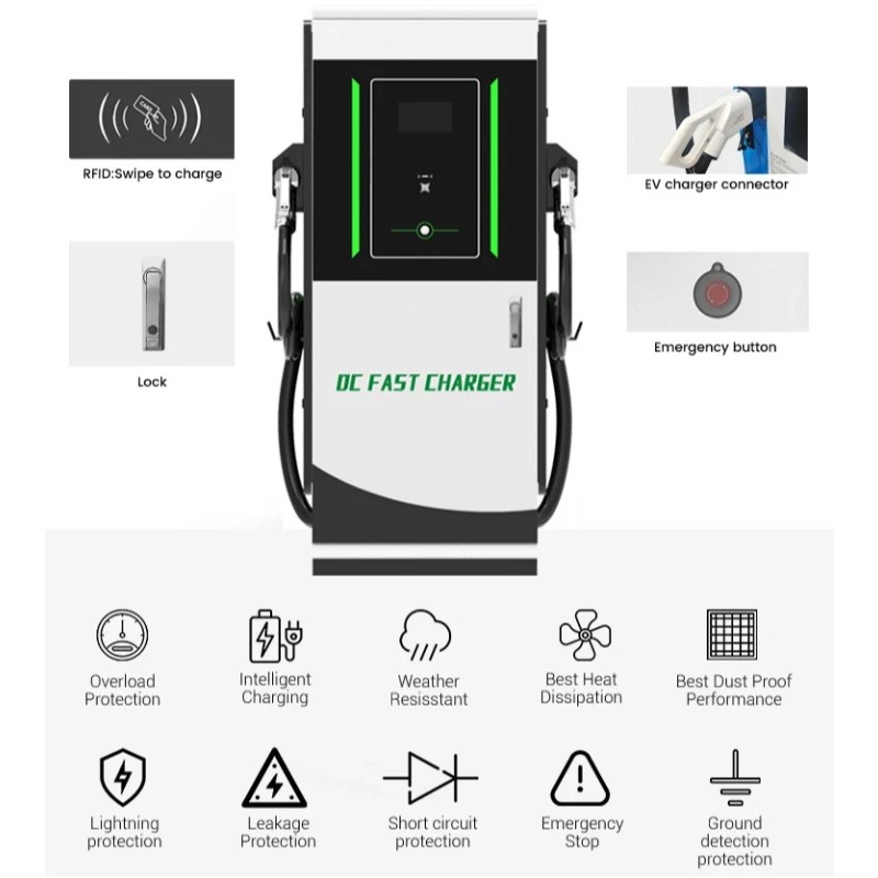 Station de recharge pour véhic - Dc Fast Charger 30Kw Wallbox Commercial avis et prix