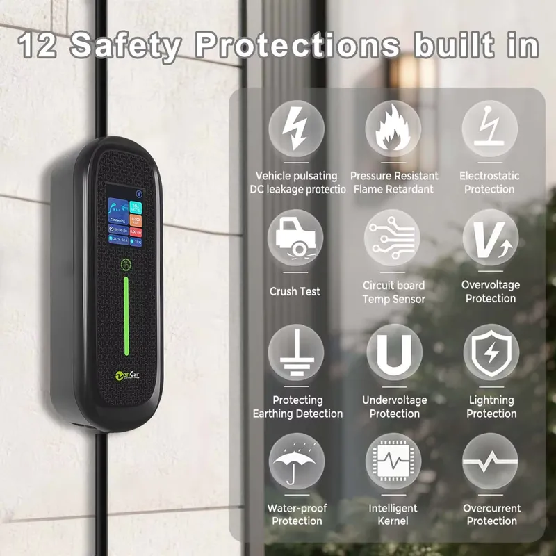 Chargeur EV portable 7kW 32A T - Portable Ev Charger 32A Type 2 Cee Plug avis et prix