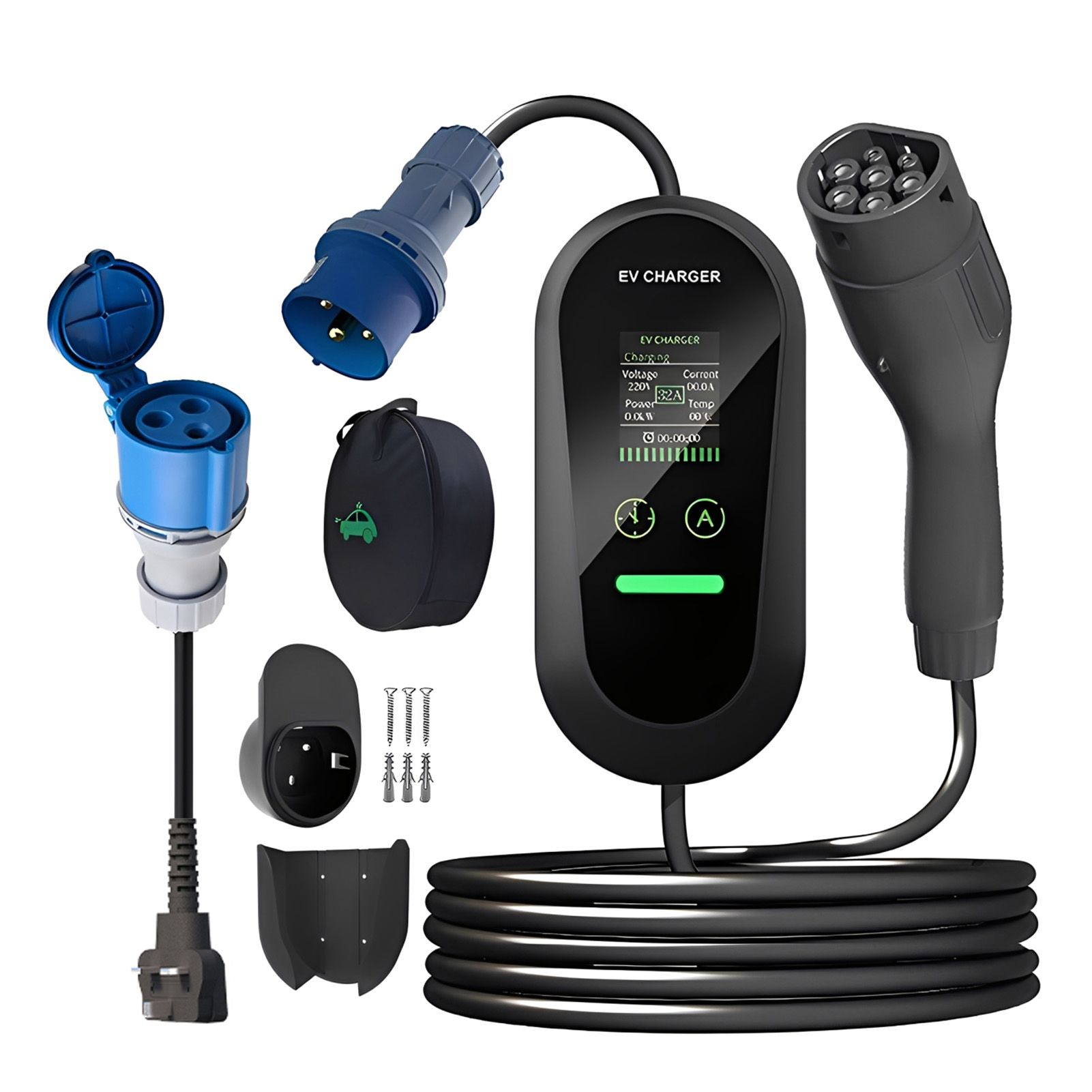 Chargeur de voiture Portable E - Portable Ev Charger 32A Type 2 Cee Plug avis et prix