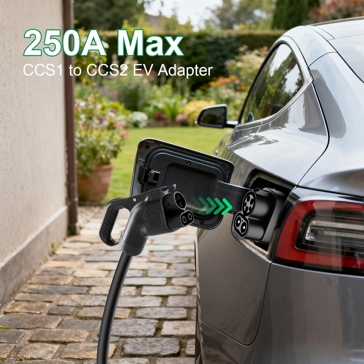 Adaptateur CCS1 vers CCS2, DC  - Ccs2 To Ccs1 Fast Charge Adapter 250Kw avis et prix